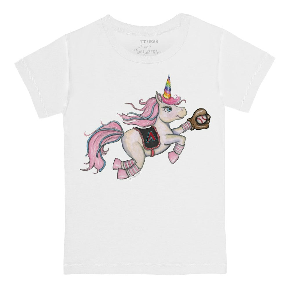 Arizona Diamondbacks Tiny Turnip Youth Unicorn T-Shirt - White T-shirts