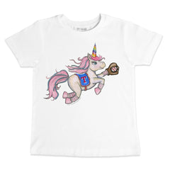 Texas Rangers Tiny Turnip Youth Unicorn T-Shirt - White T-shirts