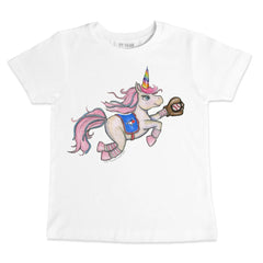 Toronto Blue Jays Tiny Turnip Youth Unicorn T-Shirt - White T-shirts