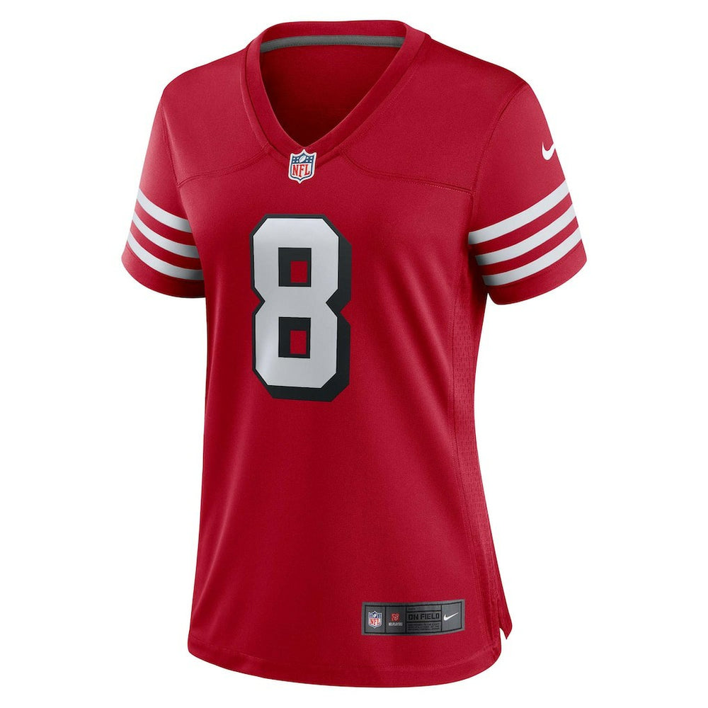 Steve Young San Francisco 49ers Women's Alternate Game Jersey Scarlet