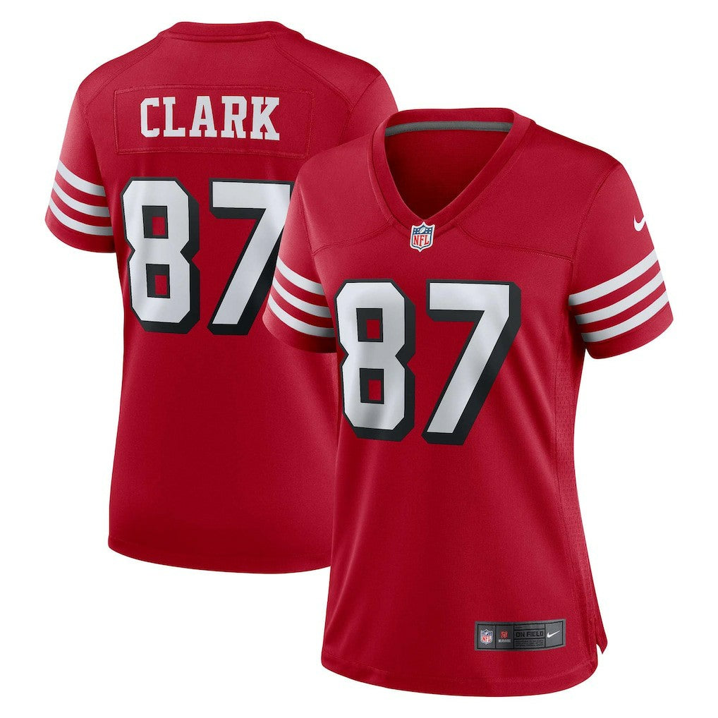 NFL Dwight Clark San Francisco 49ers Women's Alternate Game Jersey - Scarlet