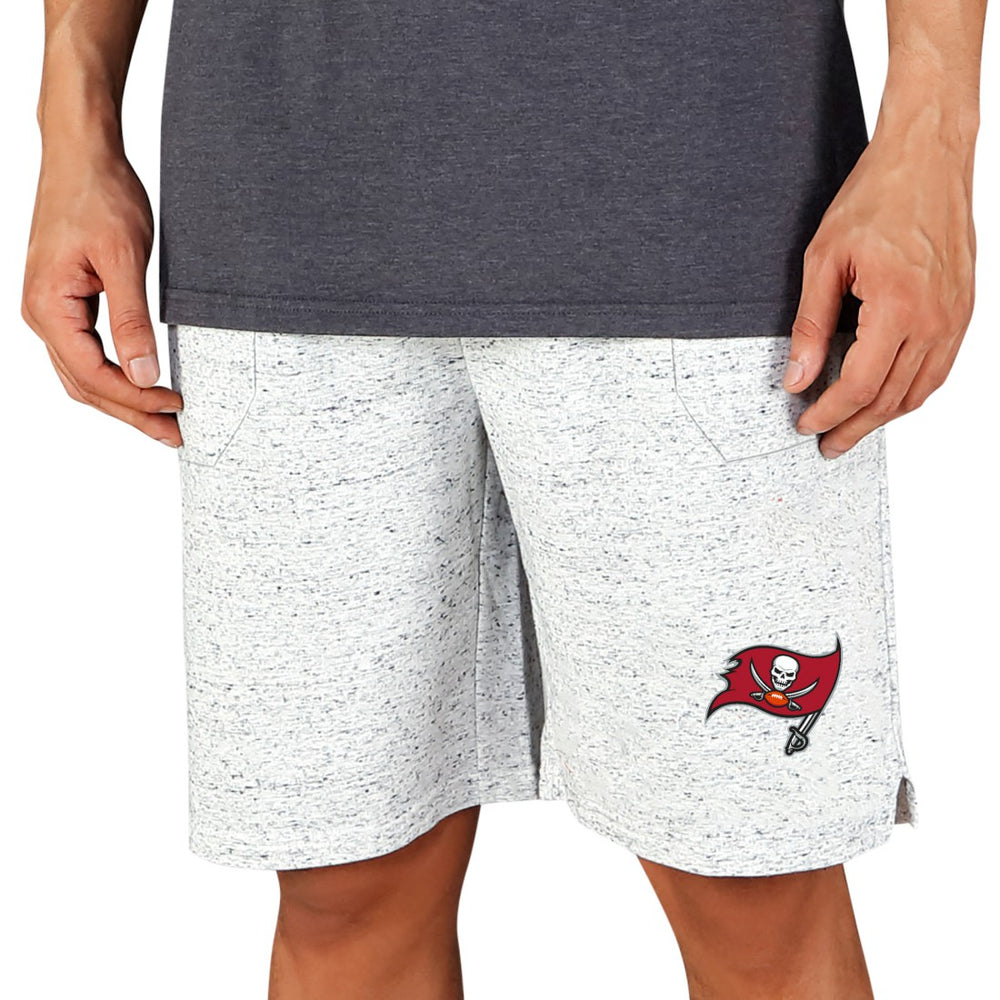 Tampa Bay Buccaneers Concepts Sport Throttle Knit Jam Shorts White/Charcoal