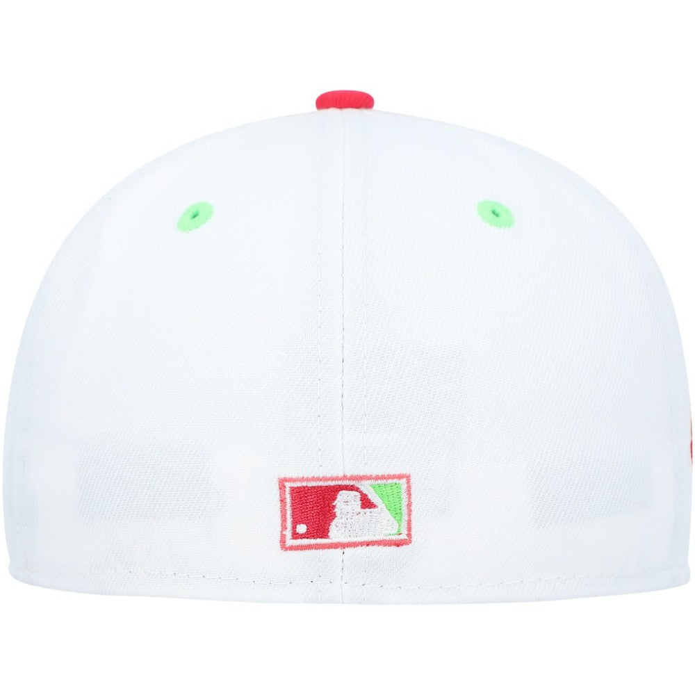 Washington Nationals New Era  Robert F. Kennedy Memorial Stadium Strawberry Lolli 59FIFTY Fitted Hat - White/Coral Hats