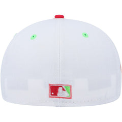 Pittsburgh Pirates New Era Three Rivers Stadium 30th Anniversary Strawberry Lolli 59FIFTY Fitted Hat - White/Coral Hats