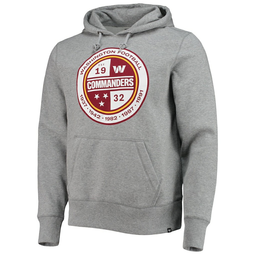 Washington Commanders '47 Imprint Headline Pullover Hoodie Gray