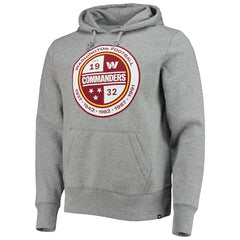 Washington Commanders '47 Imprint Headline Pullover Hoodie Gray