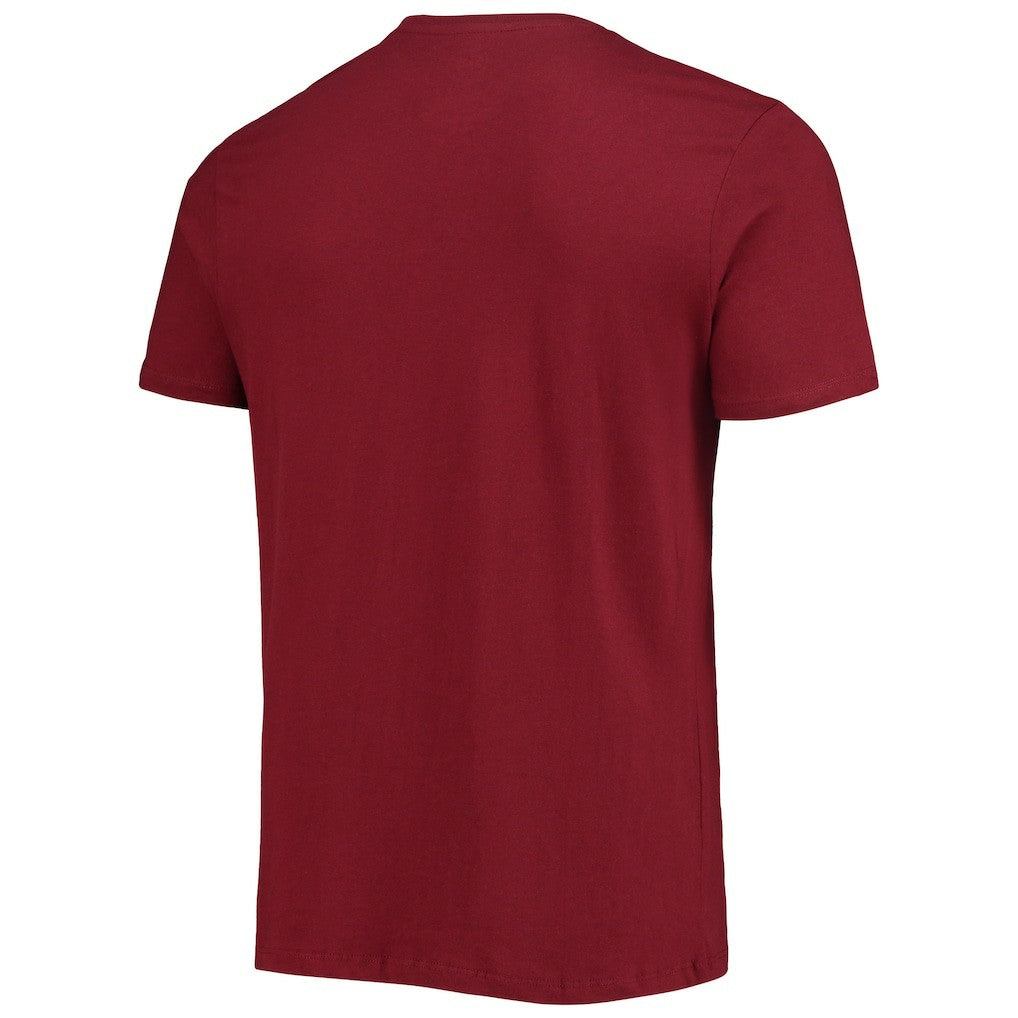 Washington Commanders '47 Logo Imprint Super Rival T-Shirt Burgundy