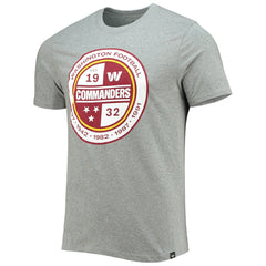 Washington Commanders '47 Imprint Super Rival T-Shirt Gray