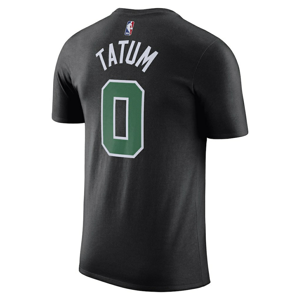 Jayson Tatum Boston Celtics Jordan Brand 2022/23 Statement Edition Name & Number T-Shirt Black