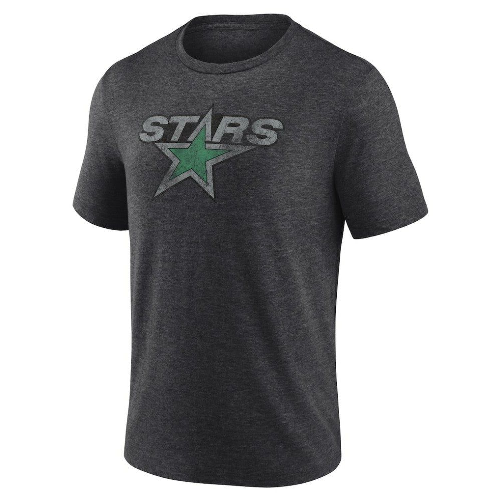 NHL Dallas Stars Wraparound Tri-Blend T-Shirt - Charcoal