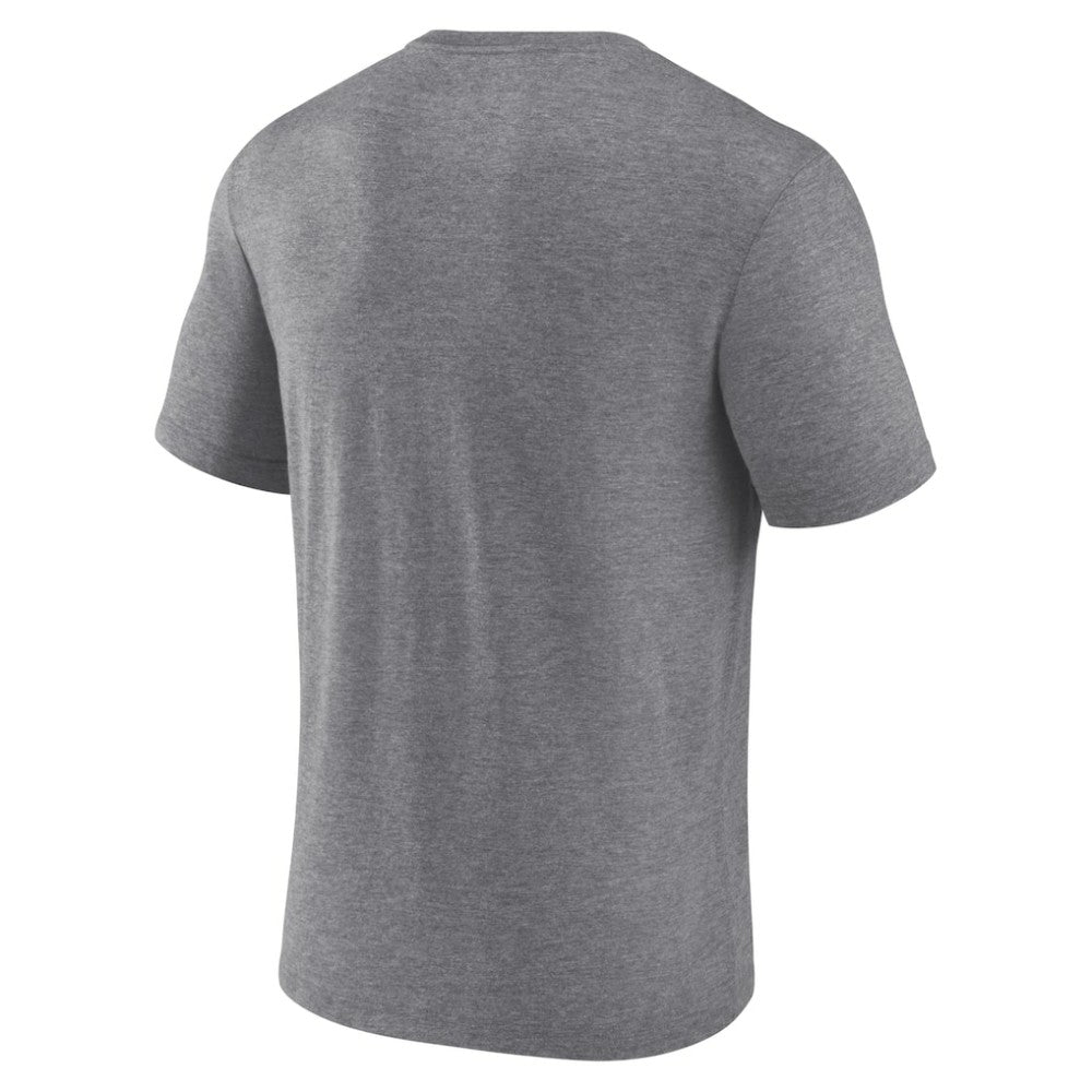 NHL New Jersey Devils Wraparound Tri-Blend T-Shirt - Heather Gray