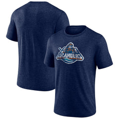 NHL New York Islanders Wraparound Tri-Blend T-Shirt - Navy