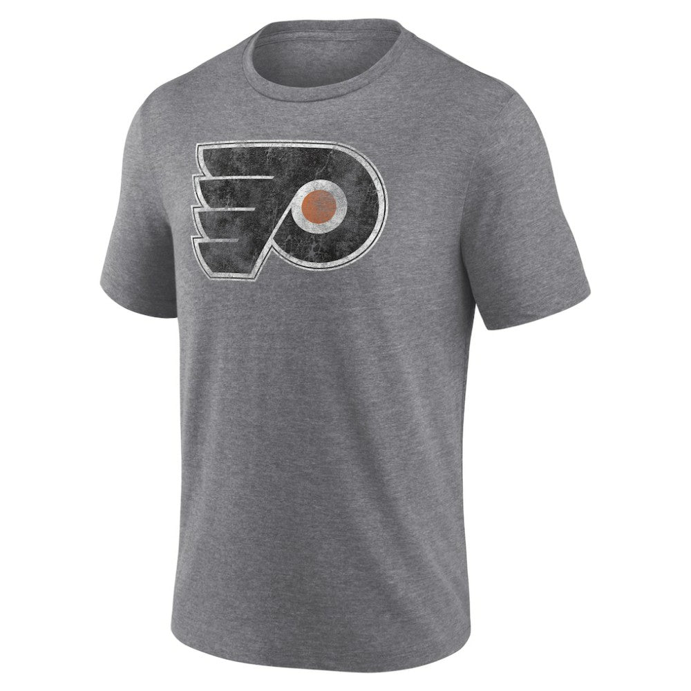 NHL Philadelphia Flyers Wraparound Tri-Blend T-Shirt - Heather Gray