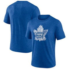 NHL Toronto Maple Leafs Wraparound Tri-Blend T-Shirt - Blue