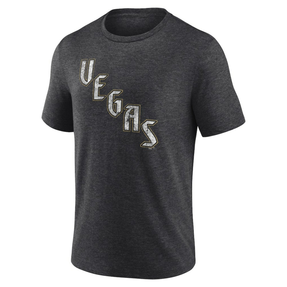 NHL Vegas Golden Knights Wraparound Tri-Blend T-Shirt - Charcoal