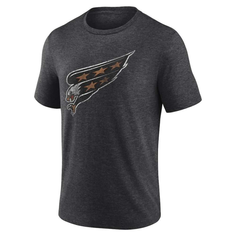 NHL Washington Capitals Wraparound Tri-Blend T-Shirt - Charcoal
