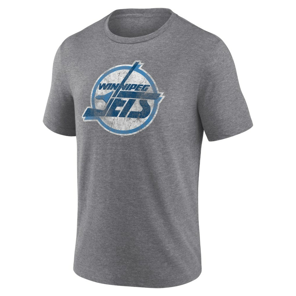 NHL Winnipeg Jets Wraparound Tri-Blend T-Shirt - Heather Gray