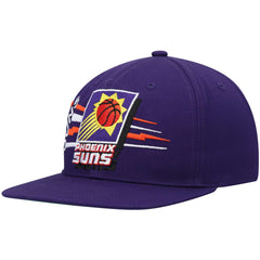 Phoenix Suns Hardwood Classics Retro Bolt Deadstock Snapback Hat Purple