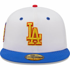 Los Angeles Dodgers New Era 75th World Series Cherry Lolli 59FIFTY Fitted Hat - White/Royal Hats