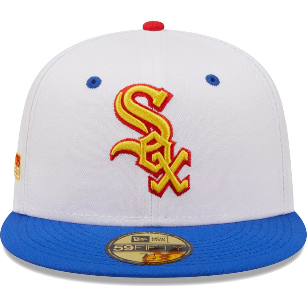 Chicago White Sox New Era 2005 World Series Cherry Lolli 59FIFTY Fitted Hat - White/Royal Hats