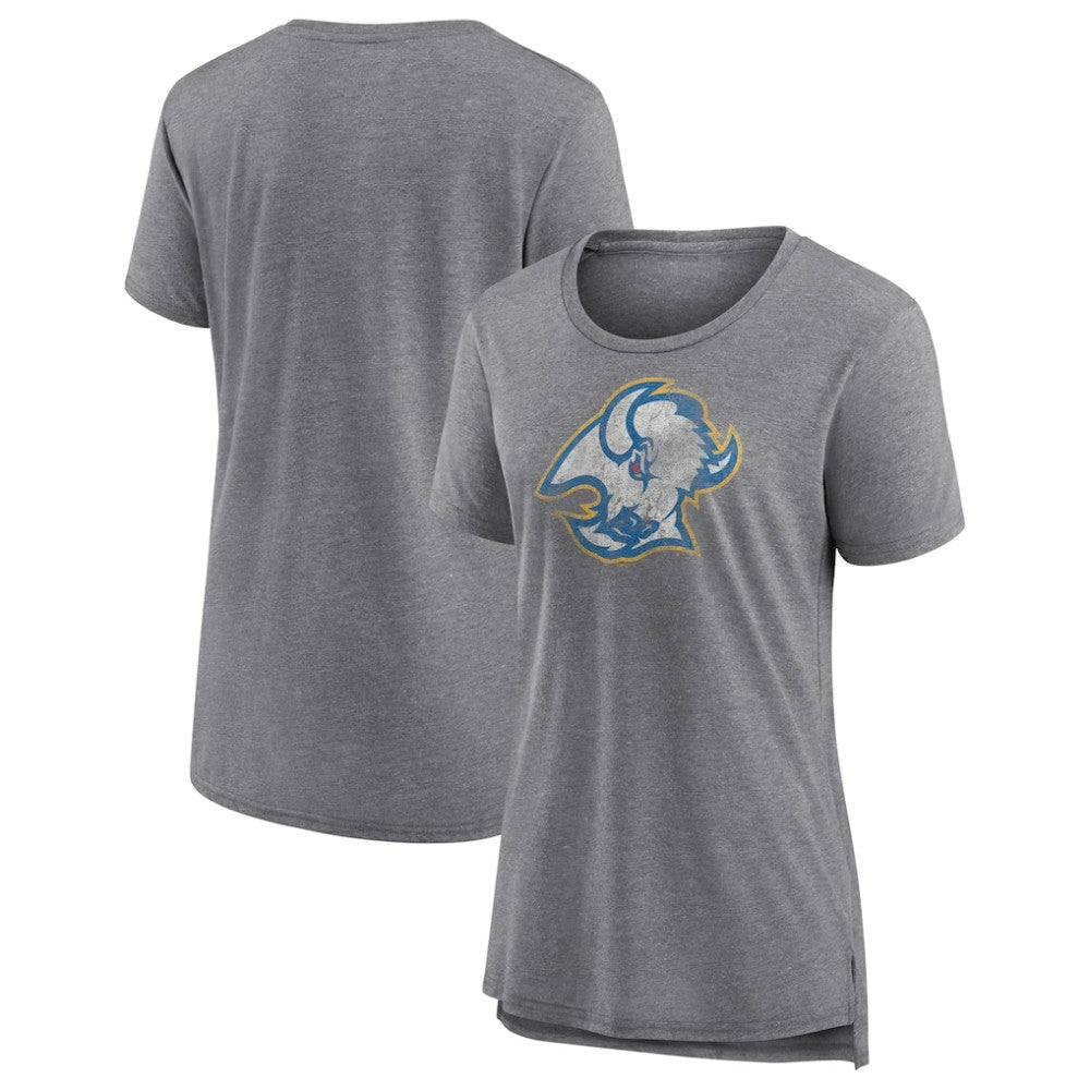 NHL Buffalo Sabres Women's Slow Whistle Tri-Blend T-Shirt - Gray