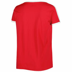 Washington Nationals Soft as a Grape Women's Plus Size V-Neck T-Shirt - Red T-shirts