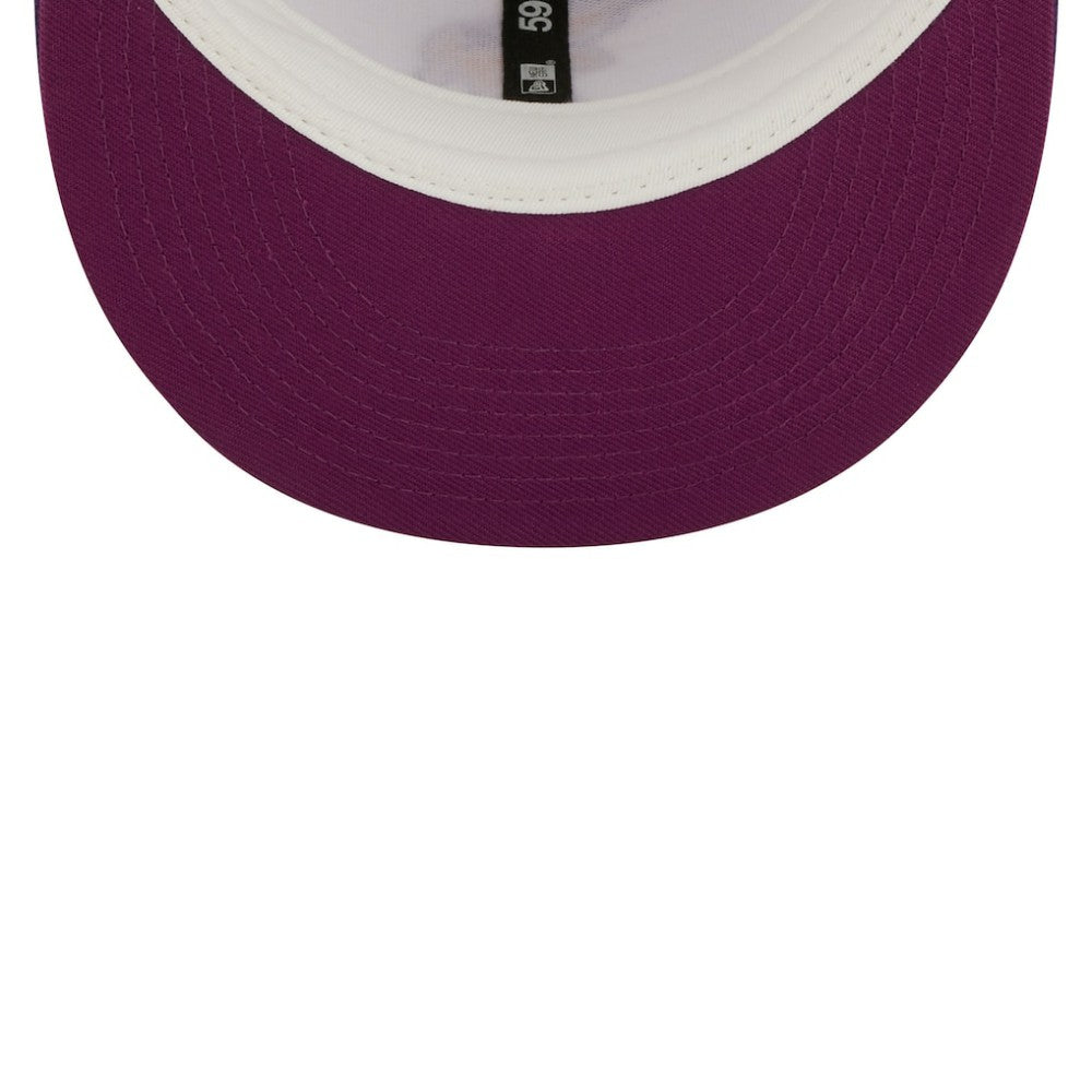 Athletics New Era 30th Season Grape Lolli 59FIFTY Fitted Hat - White/Purple Hats
