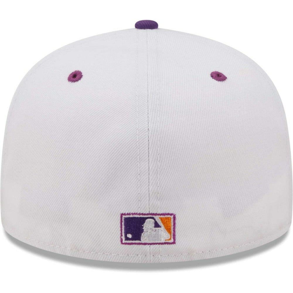 New York Yankees New Era 2000 World Series Grape Lolli 59FIFTY Fitted Hat - White/Purple Hats
