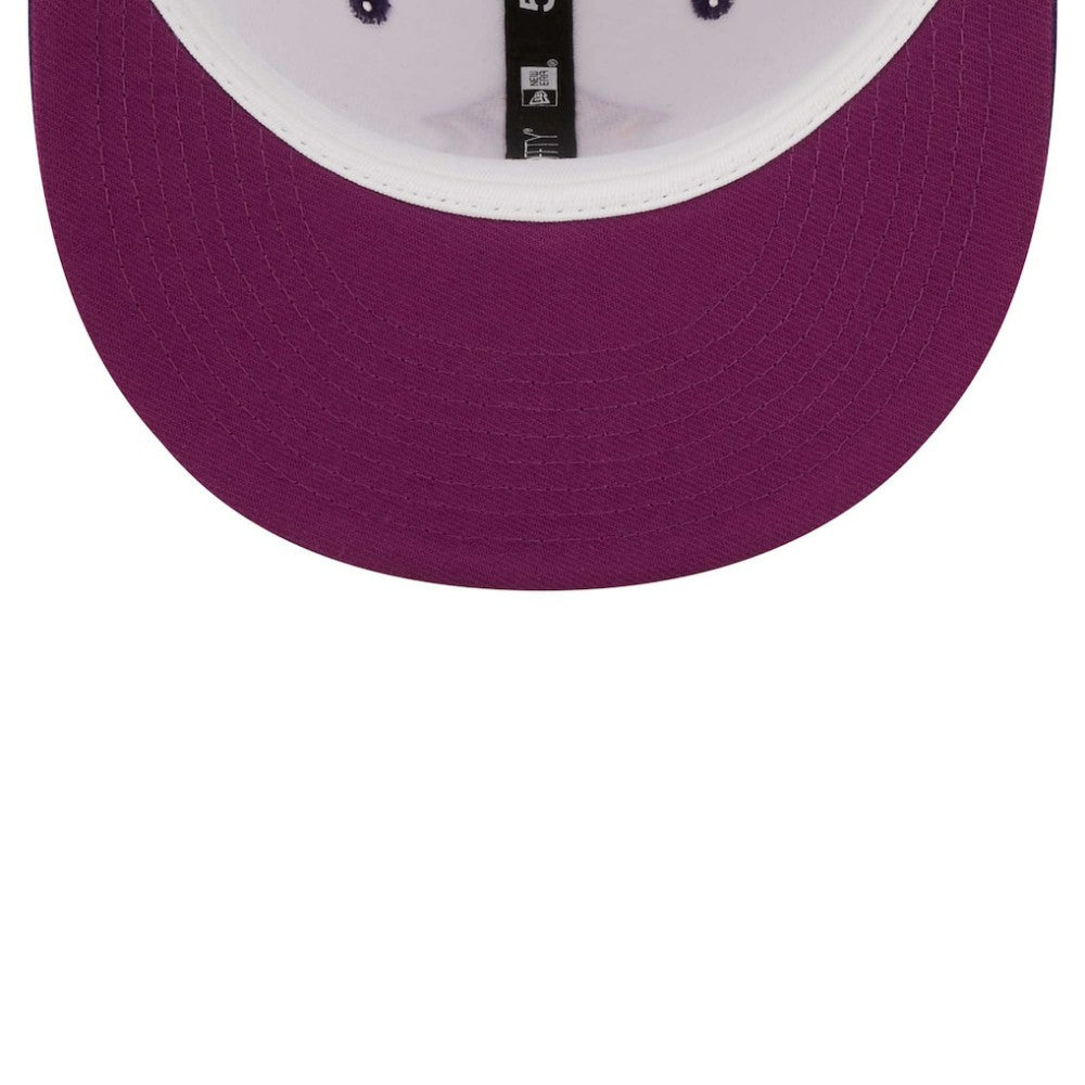 New York Yankees New Era 2000 World Series Grape Lolli 59FIFTY Fitted Hat - White/Purple Hats