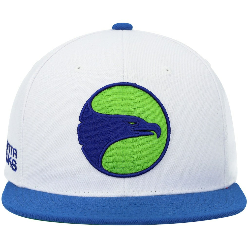 Atlanta Hawks Hardwood Classics Snapback Hat White/Royal