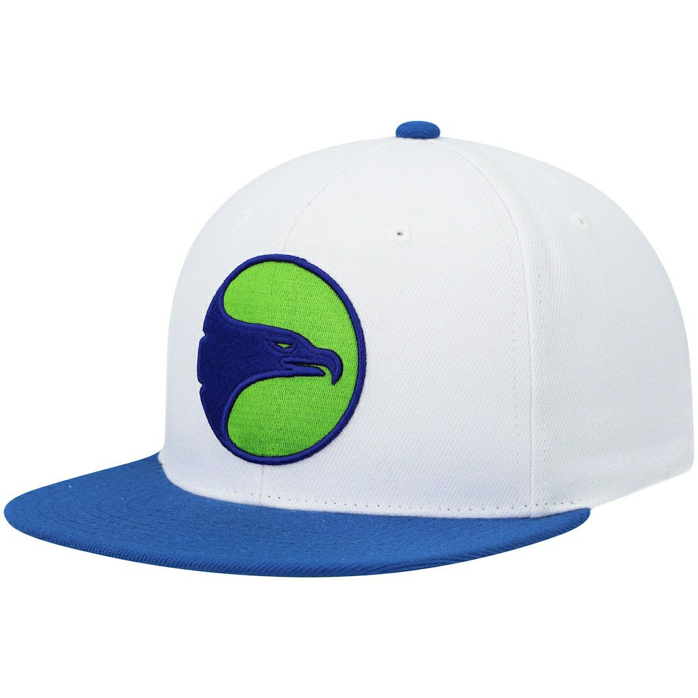 Atlanta Hawks Hardwood Classics Snapback Hat White/Royal