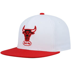 Chicago Bulls Hardwood Classics Snapback Hat White/Red