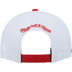 Chicago Bulls Hardwood Classics Snapback Hat White/Red