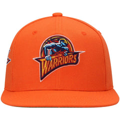 Golden State Warriors Hardwood Classics Snapback Hat Orange