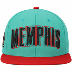Memphis Grizzlies Hardwood Classics Snapback Hat Teal