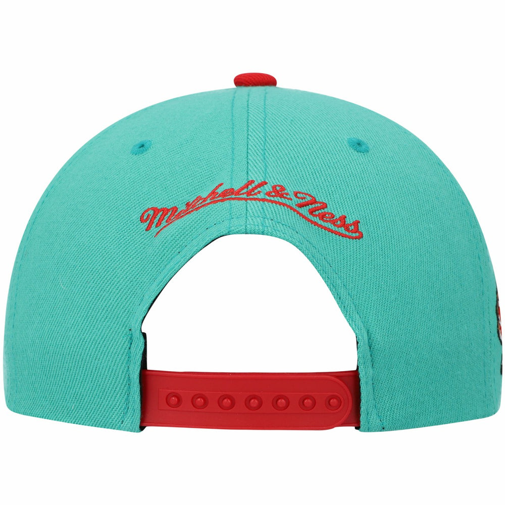 Memphis Grizzlies Hardwood Classics Snapback Hat Teal