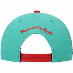 Memphis Grizzlies Hardwood Classics Snapback Hat Teal