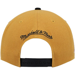 Philadelphia 76ers Hardwood Classics Snapback Hat Gold/Black