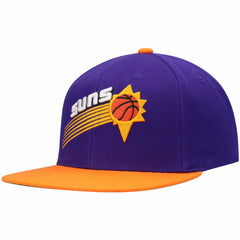 Phoenix Suns Hardwood Classics Snapback Hat Purple/Orange