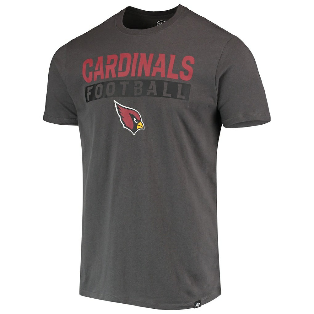 Arizona Cardinals '47 Dark Ops Super Rival T-Shirt Charcoal