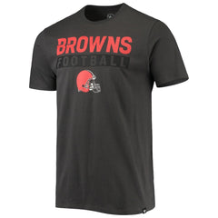 Cleveland Browns '47 Dark Ops Super Rival T-Shirt Charcoal