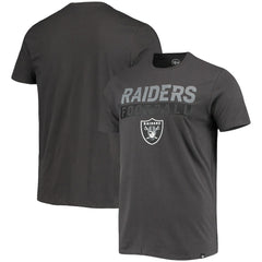Las Vegas Raiders '47 Dark Ops Super Rival T-Shirt Charcoal