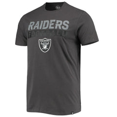 Las Vegas Raiders '47 Dark Ops Super Rival T-Shirt Charcoal