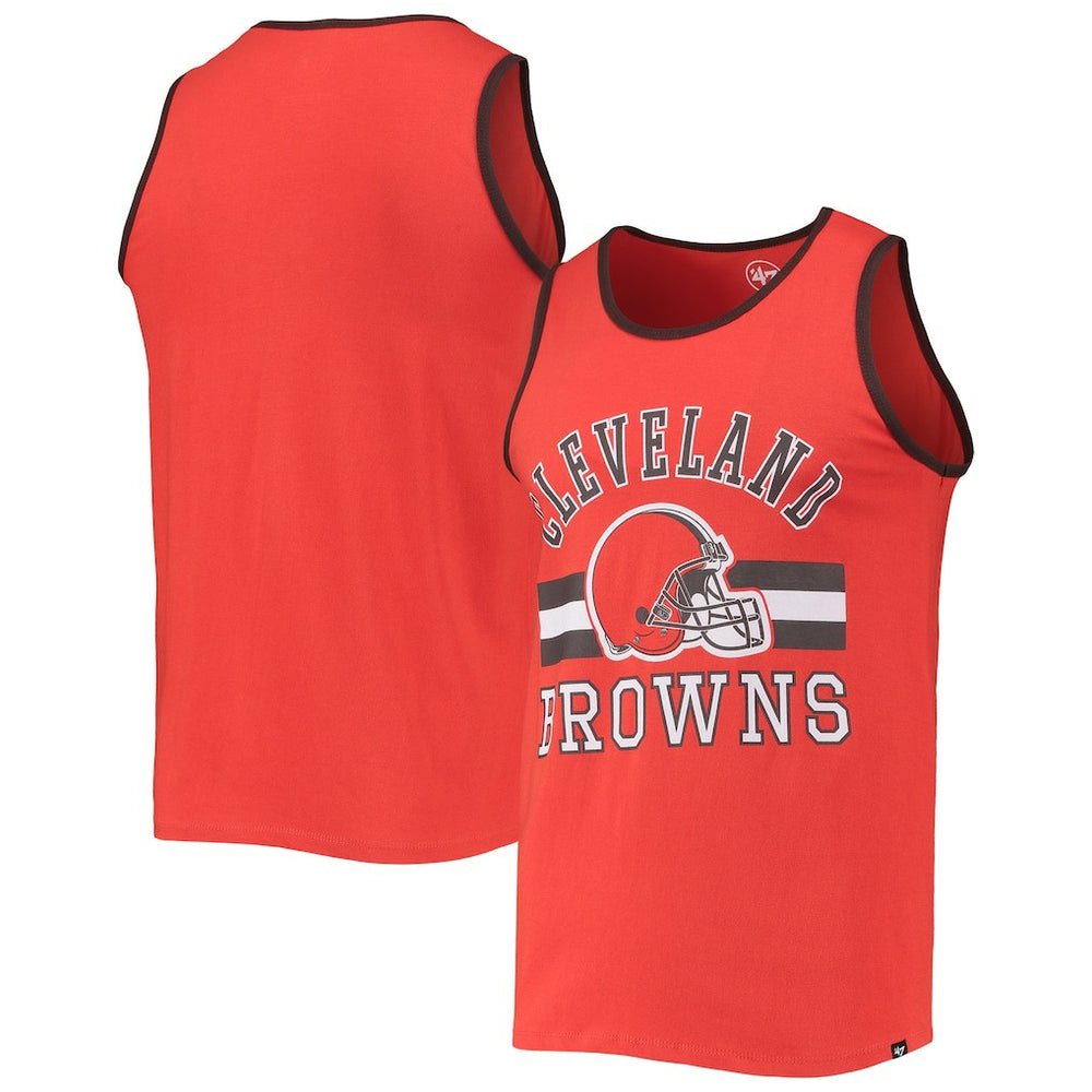 Cleveland Browns '47 Edge Super Rival Tank Top Orange