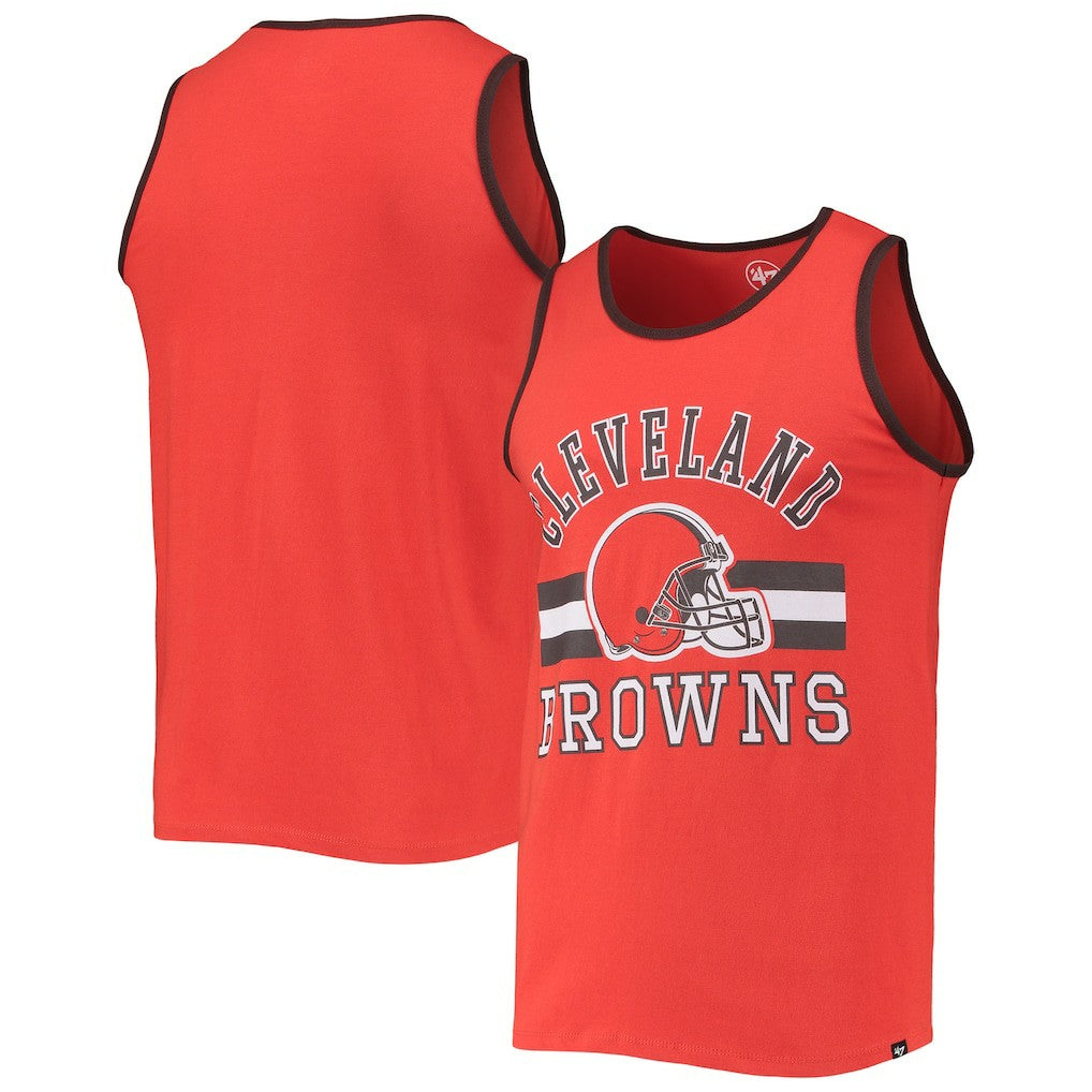 Cleveland Browns '47 Edge Super Rival Tank Top Orange
