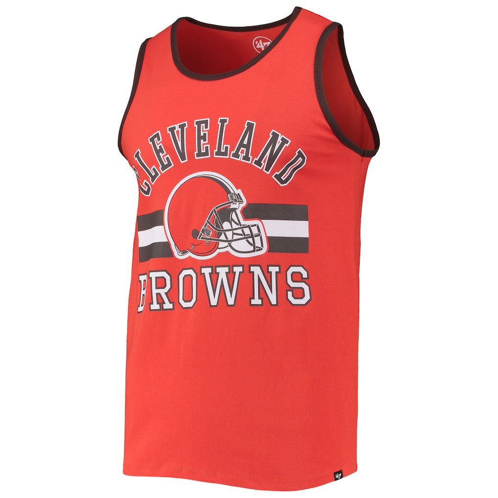 Cleveland Browns '47 Edge Super Rival Tank Top Orange