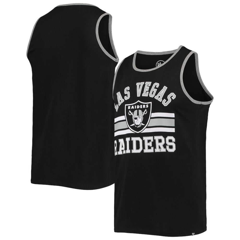 Las Vegas Raiders '47 Edge Super Rival Tank Top Black