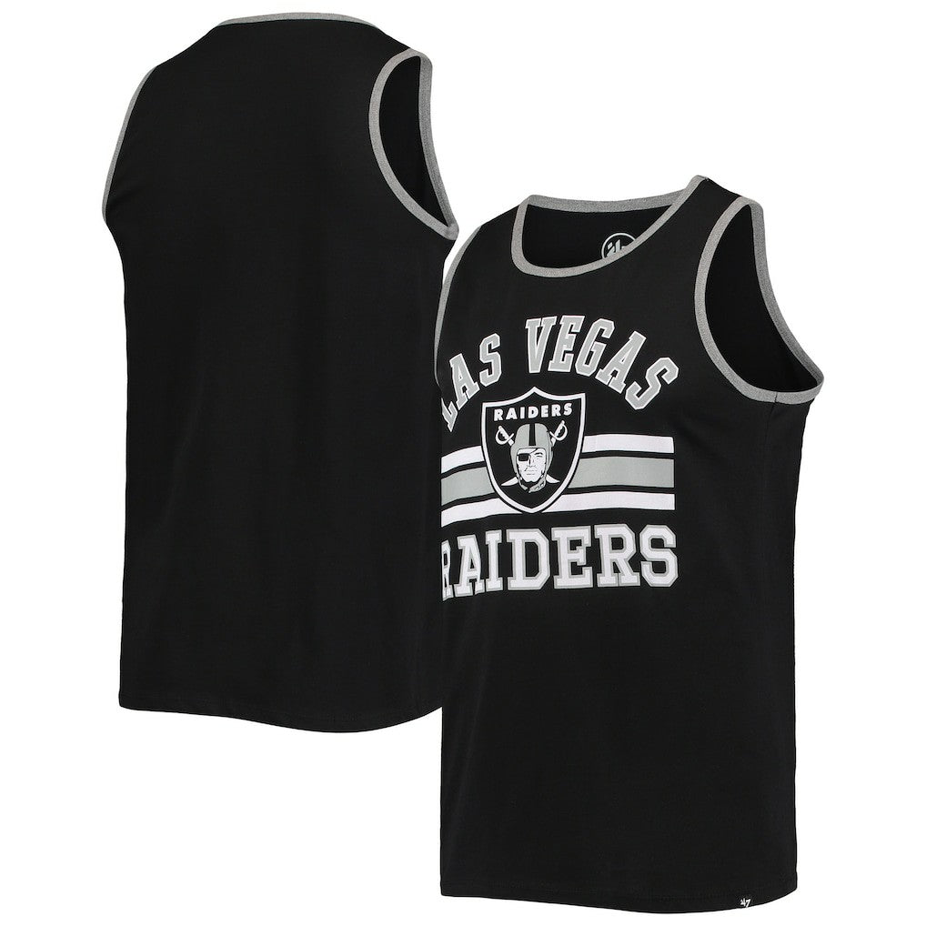Las Vegas Raiders '47 Edge Super Rival Tank Top Black
