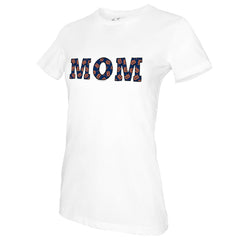 Detroit Tigers Tiny Turnip Women's Mom T-Shirt - White T-shirts