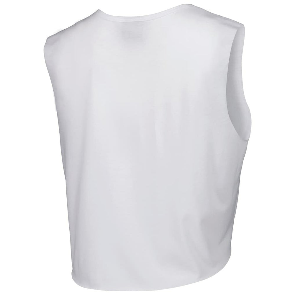 Arizona Cardinals Cuce Women's Sequin Cropped Tank Top White